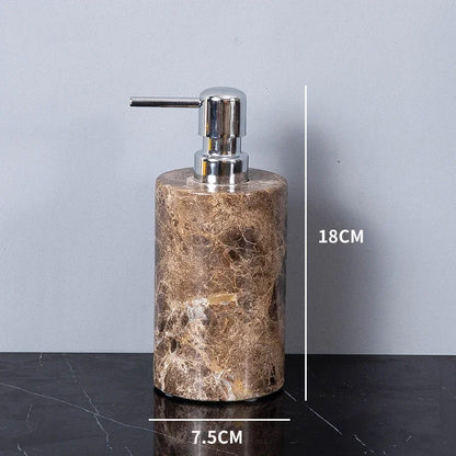 Emperador Dark Natural Marble Bathroom Brown Luxury Toothbrush