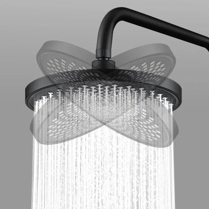 9/10 Inch 360 Swivel Rain Shower Head Internal