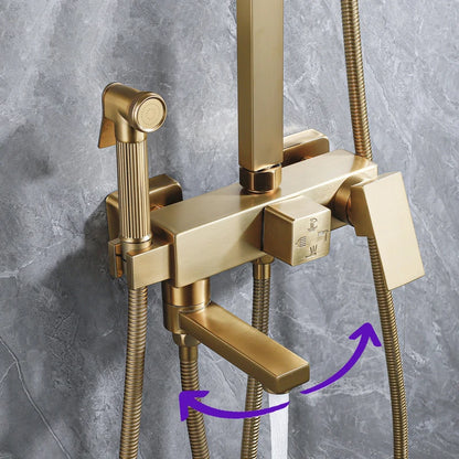 Cold Bathroom Shower Stainless Steel Bathroom Faucet System