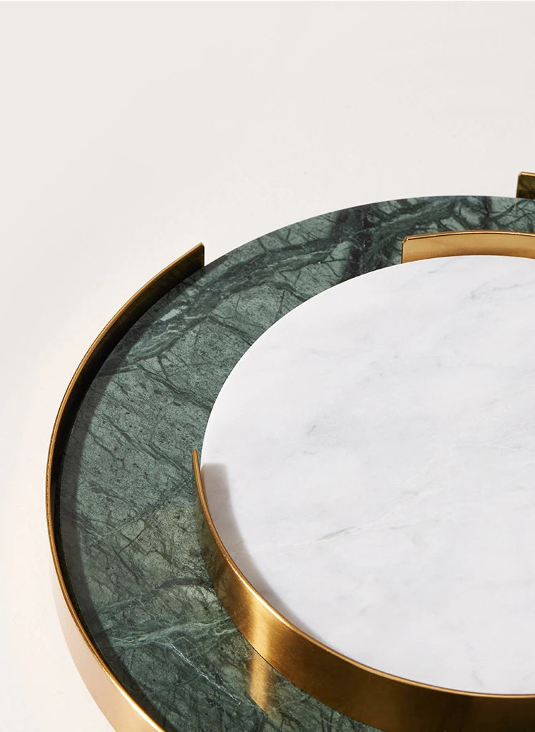 Scandinavian Decorative Natural Marble Tray Bathroom Luxury