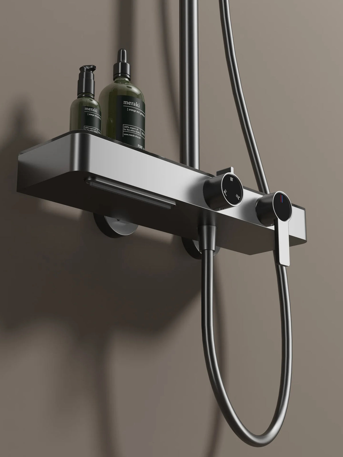 Cold Waterfall Piano Bathroom Shower 12 Inch Rain