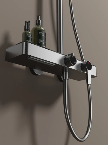Cold Waterfall Piano Bathroom Shower 12 Inch Rain