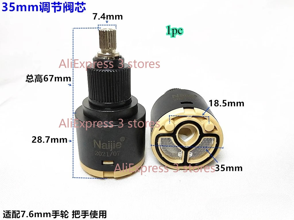1pcs 28mm/35mm/40mm Water Mixer Tap Faucet Cartridge Ceramic