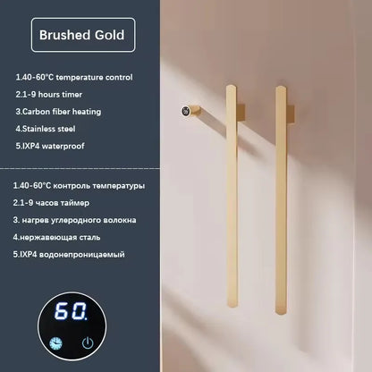 Electric Heated Towel Rack Bathroom Towel Warmer Hidden