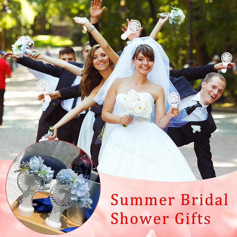 12-100 Mini Handheld Fan Bulk Wedding Fan Usb
