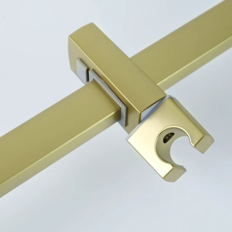Slide Bar Hand Shower Brushed Matt Gold Functions