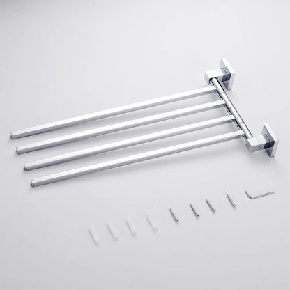 Towel Holder Stainless Steel Swing Arms Towel Rail