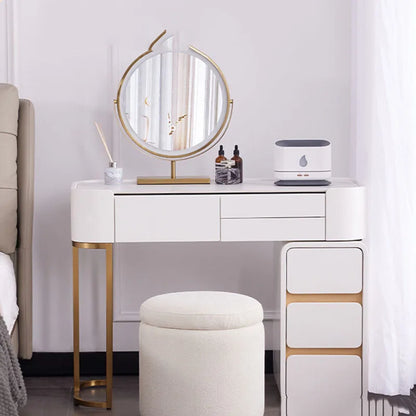 White Modern Vanity Table Living Room Makeup Vanity