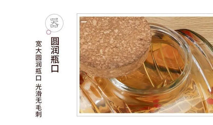 Special Glass Wine Bottle Faucet Fruit Wine Ginseng