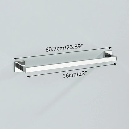 Bathroom Hardware Chrome Robe Hook Towel Rail Bar