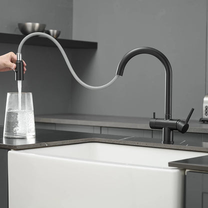 Pull Out Filter Sink Faucets Pull Down Cold