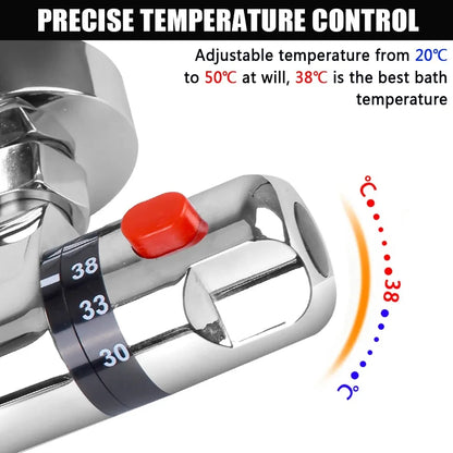 Bathroom Mixing Valve Cold Mixer Thermostatic Tap Thermostatic