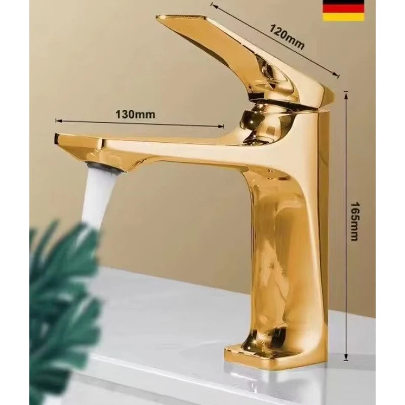 Wanmivezlo Modern Bathroom Sink Faucet Handle Deck Mounted