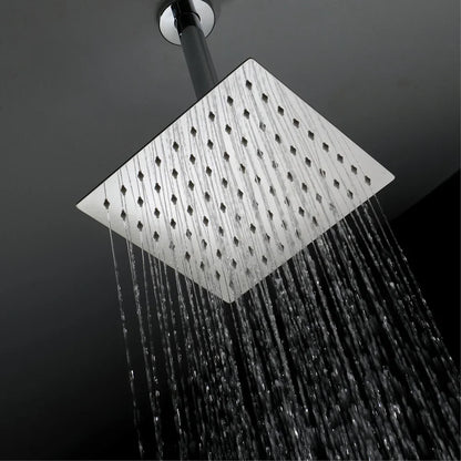 Square Rain Shower Head 304 Stainless Steel Ceiling