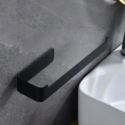 Robe Hook Golden Finish Towel Holder Black Finish