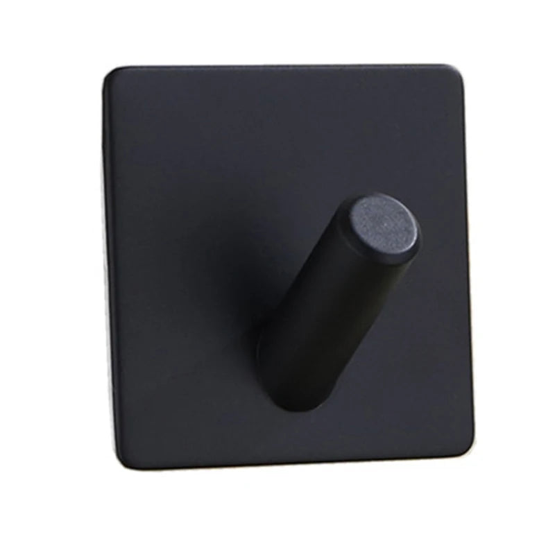 Aluminum Alloy Robe Hook Towel Hooks Self Adhesive