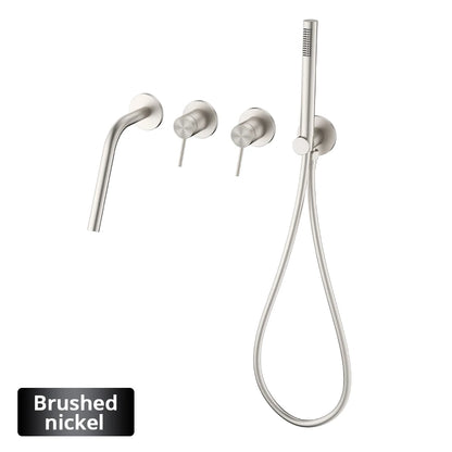 Shower Faucet Concealed Box Hand Shower Long Nose