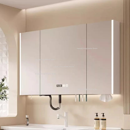 Modern Smart Bathroom Mirror Cabinet Wall-Mounted Vanity Mirror
