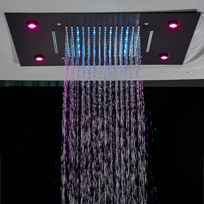 Digital Display Thermostatic Rain Shower System 14 20