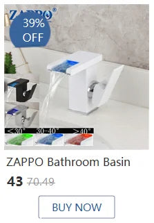 Zappo Touchless Bathroom Sink Faucet Cold Water Automatic