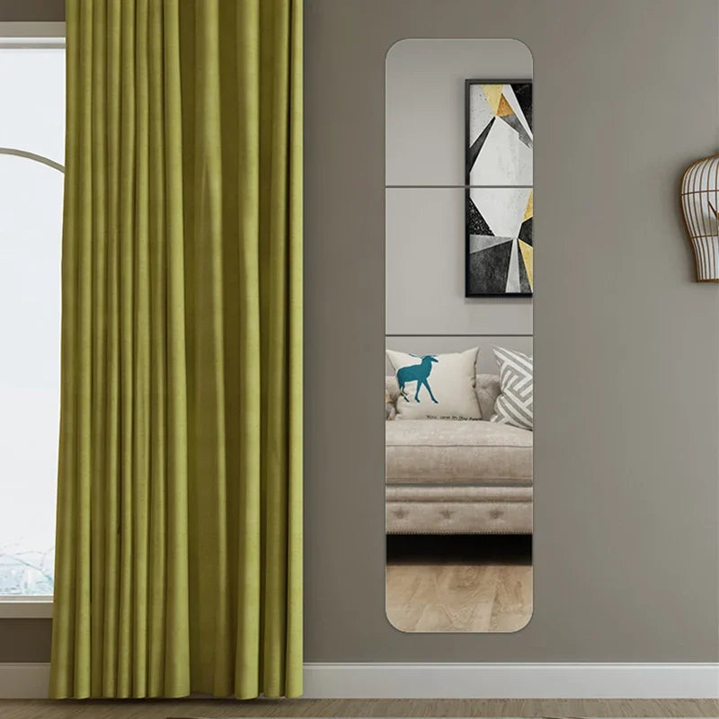 2mm Acrylic Mirror Wall Stickers Unbreakable Acrylic Full