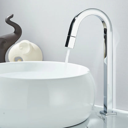 Fmhjfisd Basin Sink Faucet Black/Chrome Deck Mount Cold