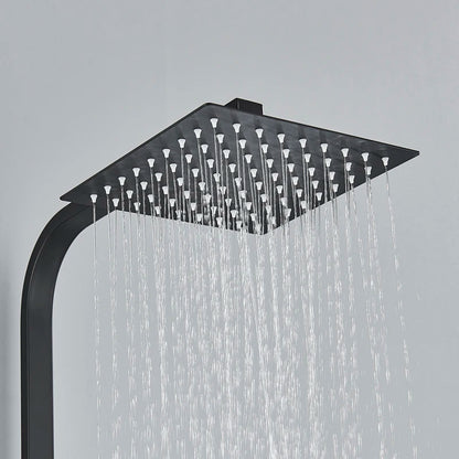 Golden Shower Faucet Rainfall 3/4-Way Bathtub Tap Bathroom