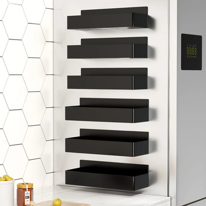 6pcs Magnetic Storage Rack Refrigerator/Washing Machine No-Drill