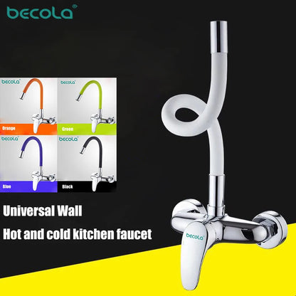 Becola & Cold Wall Faucets Sink Faucet Double