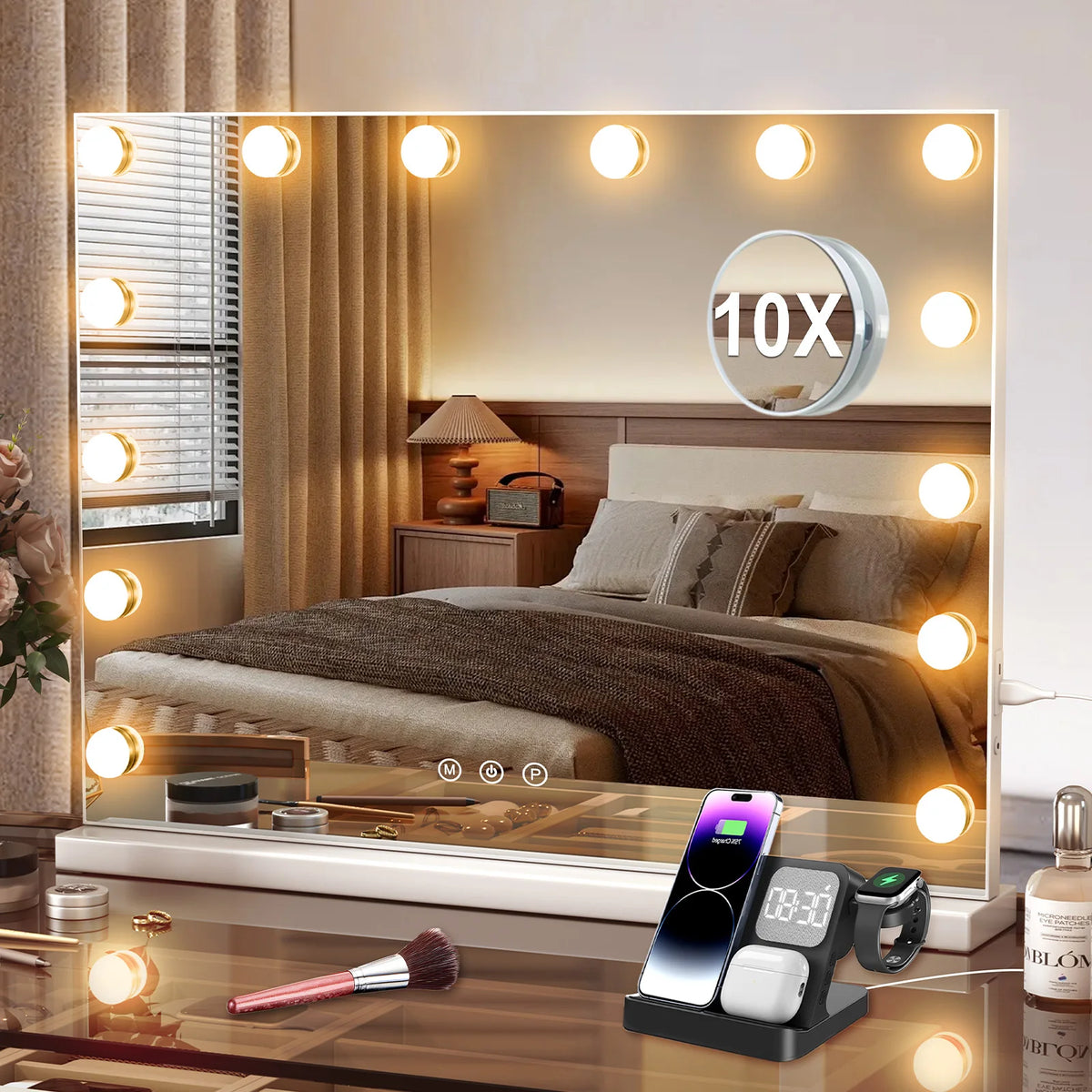 Uk Hollywood Mirror Vanity Make Up Mirror Lights