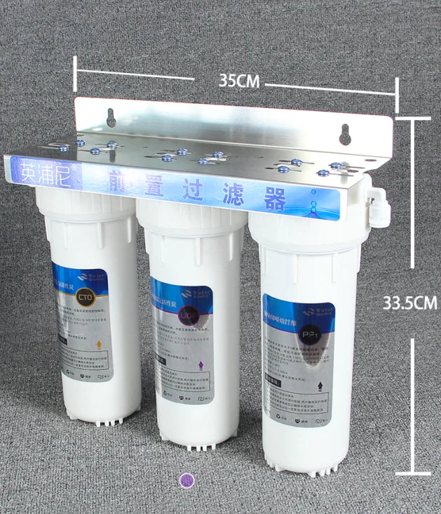 10-Inch Three-Stage Water Purifier Pre-Filter Water Purifier Tap