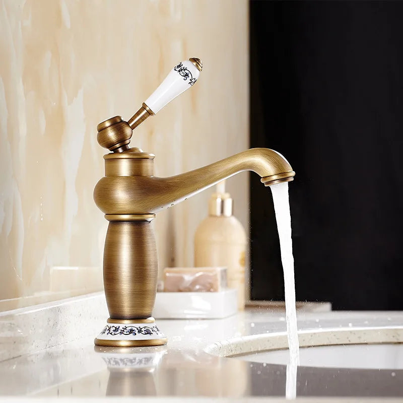 Nordic Lamp Shape Creative Design Bathroom Basin Faucet