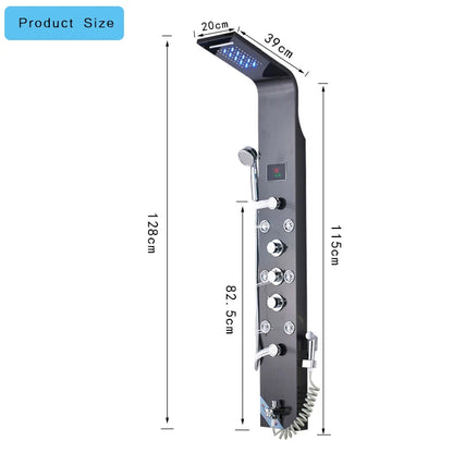 Bathroom Shower Panel Led Rainfall/Waterfall Shower Head