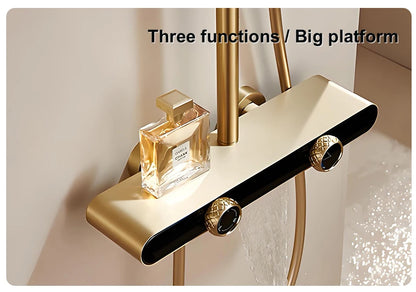 Vgx Gold Shower System Bathroom Shower Faucet 3-Way