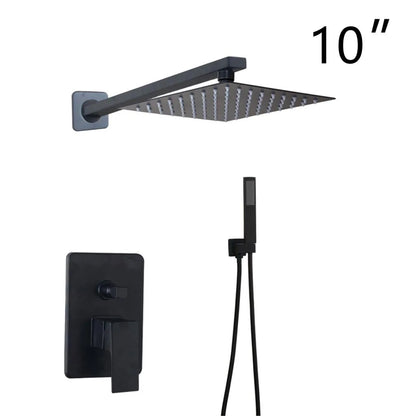 Kemaidi Bathroom 2-3 Way Shower Faucet Black 3-Functions