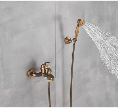 Poiqihy Wall Mounted Hand Held Shower Head Kit