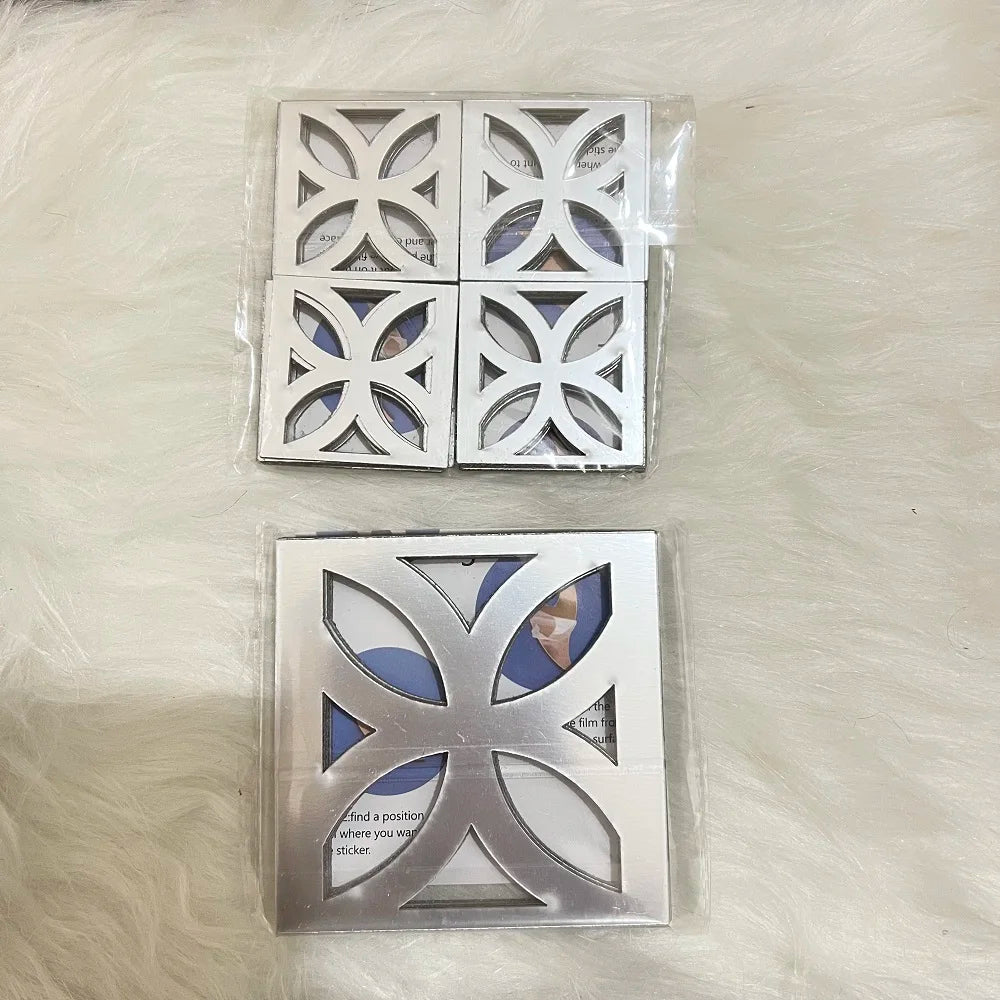 5/10cm Acrylic Wall Mirror Sticker Adhesive Living Room