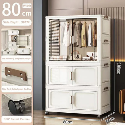 Multi-Functional Folding Storage Cabinet Office Bathroom