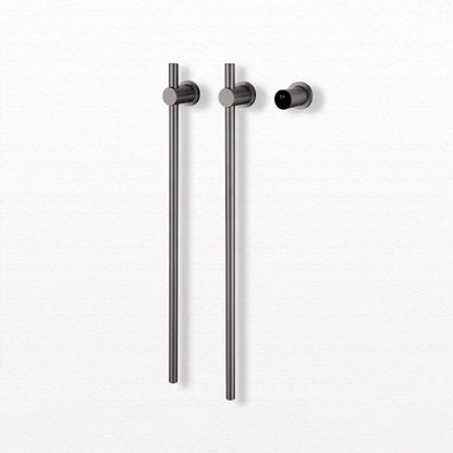 Bathroom Brushed Gold Electric Bath Towel Rack Smart