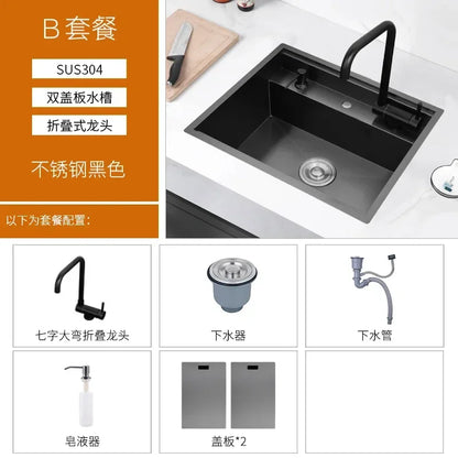 Nano 55 45 23cm Hidden Sink Groove Invisible