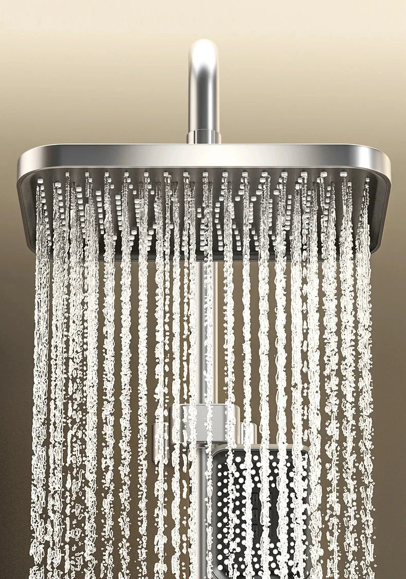 Upgrade Bathroom Shower Led Display Piano Keys Bath