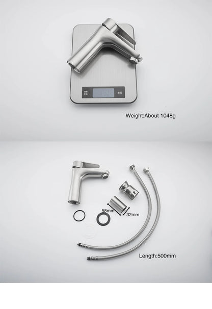 Ula G1/2 Basin Faucet Waterfall Bathroom Sink Faucet