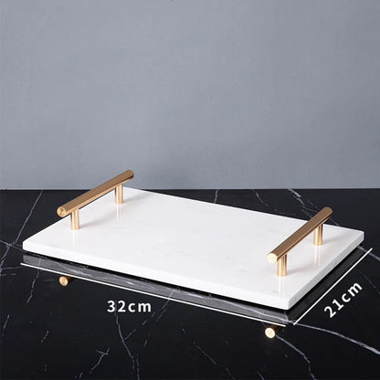 Volakos White Natural Marble Bathroom Minimalism Soap Dispenser