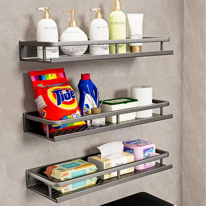 Bathroom Shelf Bathroom Towel Rack Shelves Wall Shower