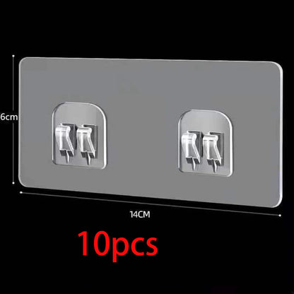1/10pcs Corner Shower Caddy Adhesive Sticker Hook Mount