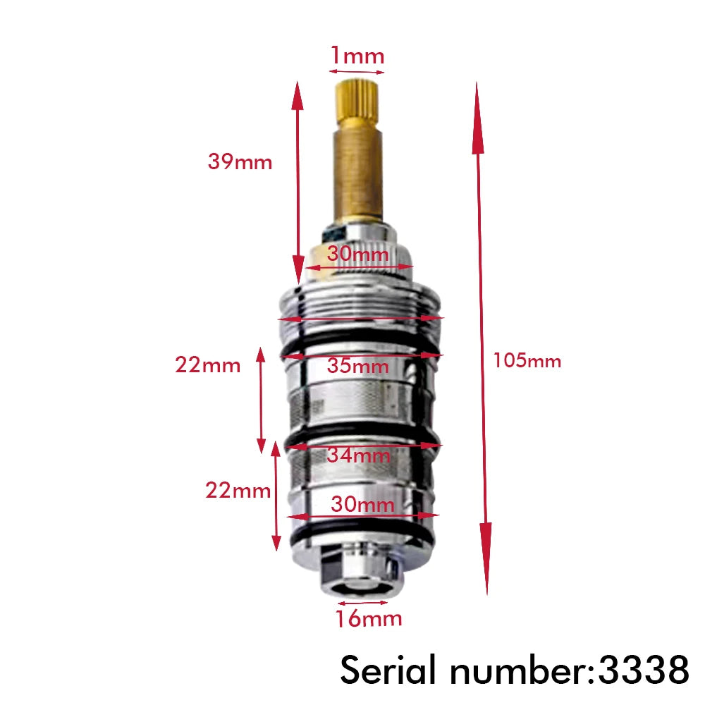 Cartridge Replacement Thermostatic Shower Control Switch