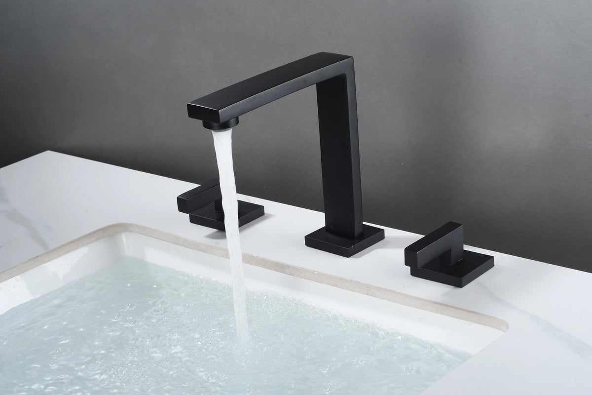 Brushed Gold Basin Faucet Total Brass Black Bathroom