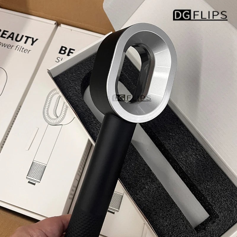 Filter Shower Head Beauty High Pressure Black Hand