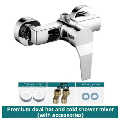 Wall Mounted Shower Faucet Mixer Valve Cold Water