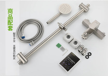 Water Mixing Valve 304 Stainless Steel Shower Bathroom